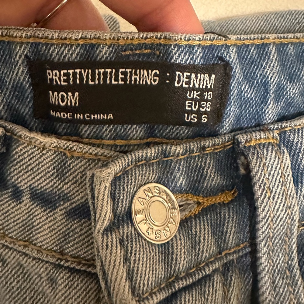 PrettyLittleThing Women's Blue Denim Jeans